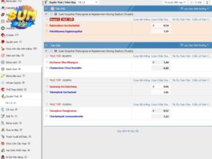 He thong cuoc cua vo thuat tong hop tuong doi da dang