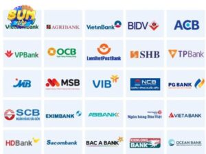 Nha cai SUMVIP ho tro lien ket voi gan 50 ngan hang tai Viet Nam